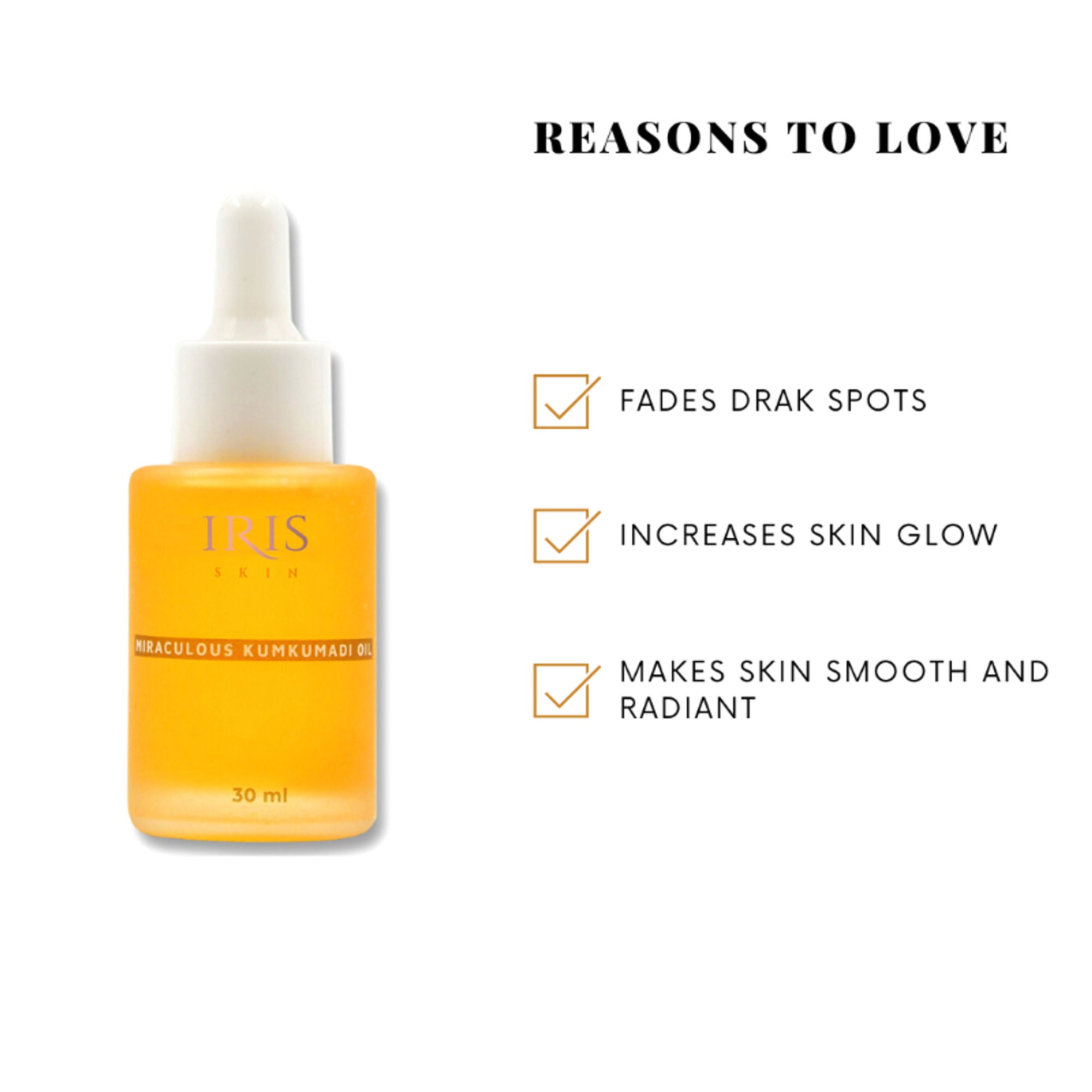 IRIS COSMETICS Skin Miraculuous Kumkumadi Oil | Grab2Buy