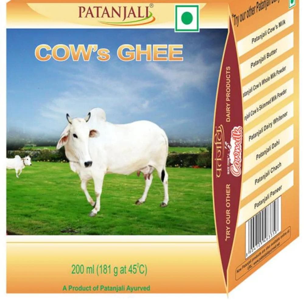 Patanjali Cow's Ghee | Desi Ghee, Aiding Digestion, and Boosting Energy | Swadesiicart