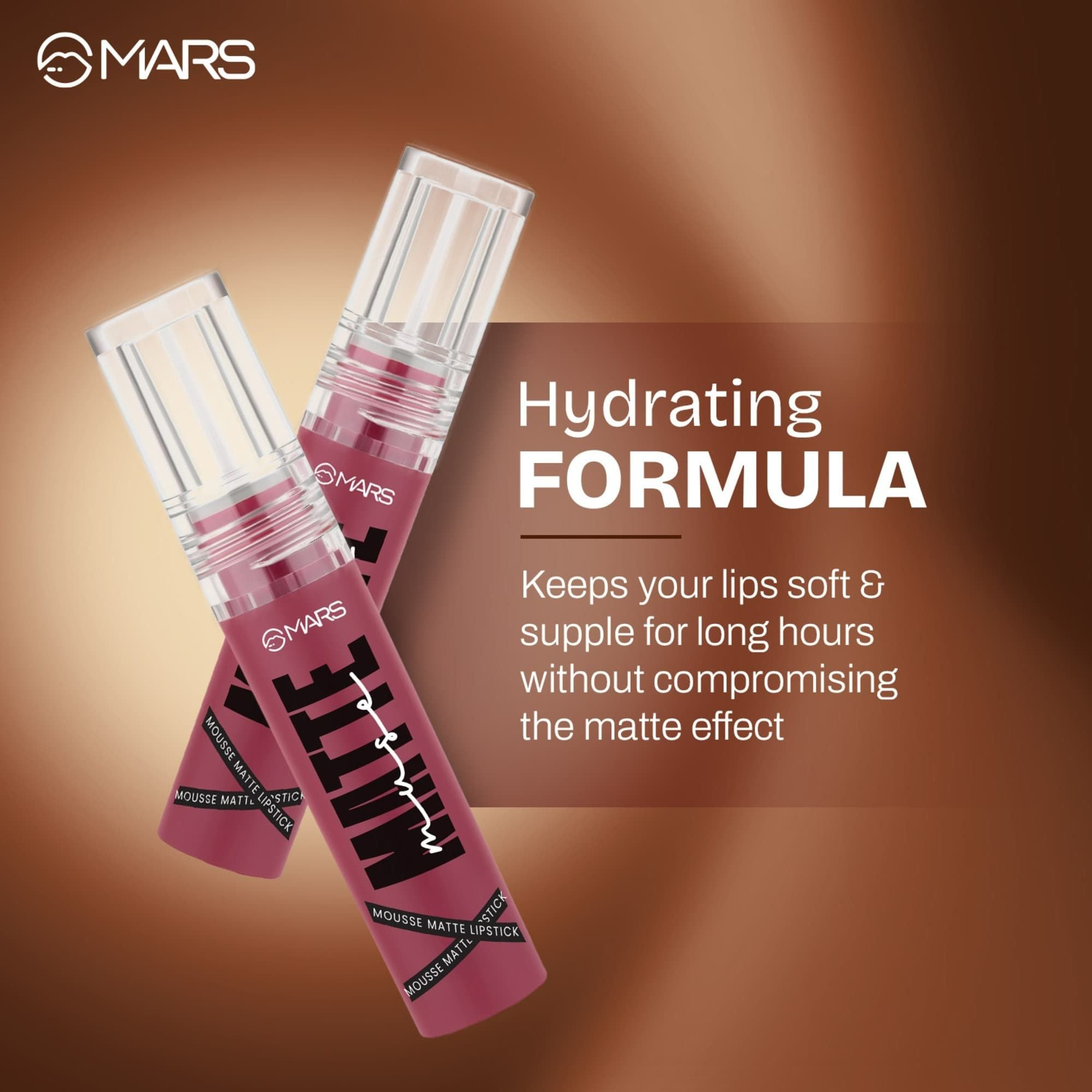 MARS Cosmetics Matte Muse Mousse Lipstick - 13 Power Diva | Grab2Buy