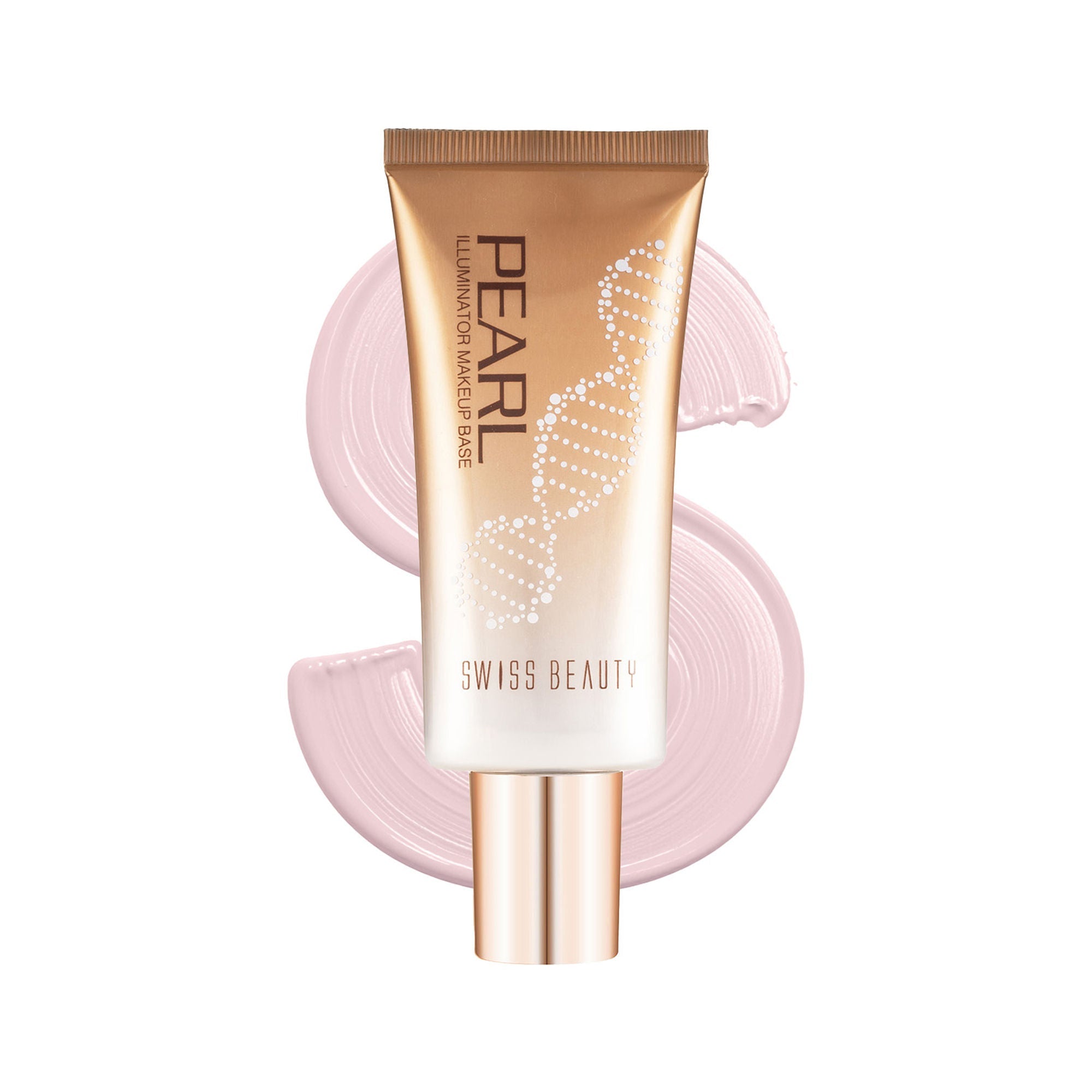 Swiss Beauty Pearl Illuminator Makeup Base Long lasting & Radiant Skin Highlighter - 02 Silver Pink | Grab2Buy