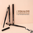 Swiss Beauty You & Eye Power ,24 Hours Stay ,Waterproof & Smudge-Proof Kajal With Vitamin E -Black