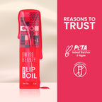 Swiss Beauty Dip Tint Color Changing Long Lasting With Vitamin-E PH Lip Oil - 3 Peach