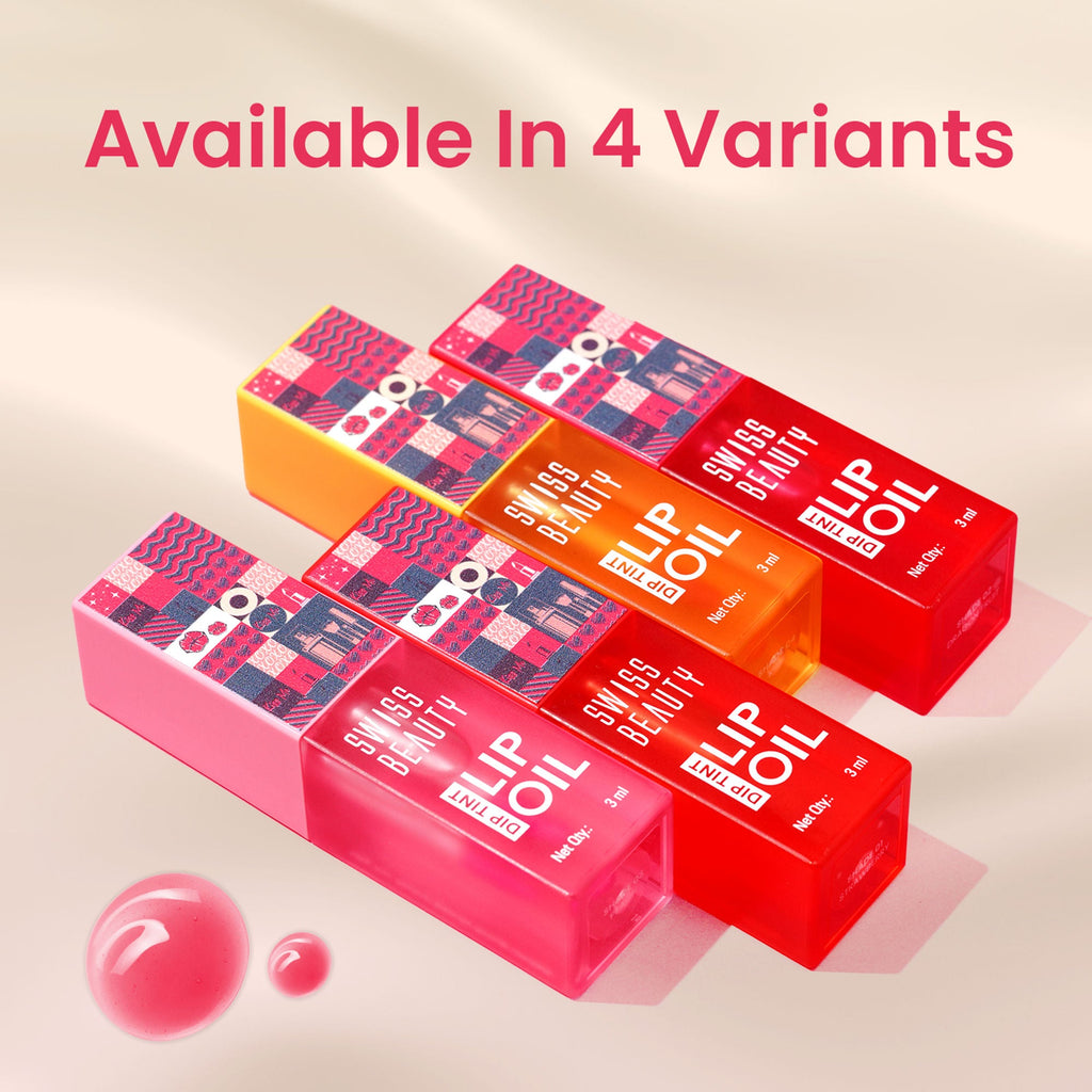 Swiss Beauty Dip Tint Color Changing Long Lasting With Vitamin-E PH Lip Oil - 4 Kiwi