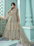Myra Dusty Grey Beautiful Heavy Embroidered Gharara Suit | Grab2Buy