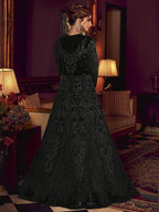 Myra Black Beautiful Premium Net Anarkali Suit | Grab2Buy