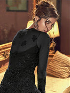 Myra Black Premium Net Anarkali Suit | Grab2Buy