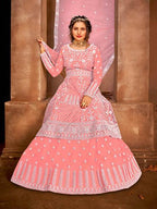 Myra Dusty Pink Heavy Embroidered Traditional Gharara Suit | Grab2Buy