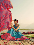 Myra Silk Muslan Printed Lehenga Choli In Multicolor | Grab2Buy