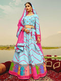 Myra Multicolour Silk Muslan Printed Traditional Lehenga Choli | Grab2Buy