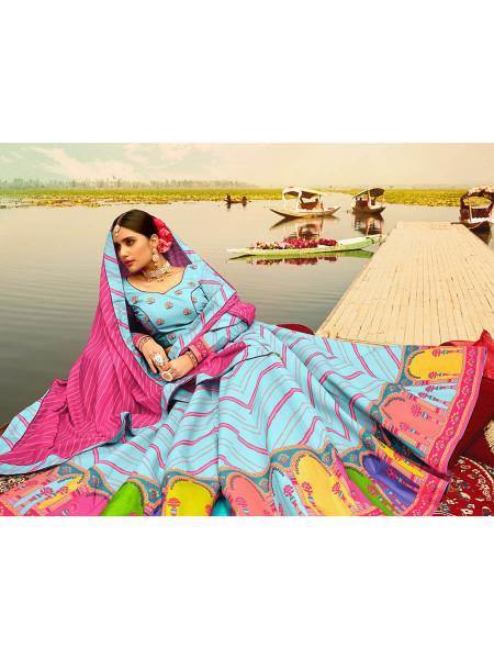 Myra Multicolour Silk Muslan Printed Traditional Lehenga Choli | Grab2Buy