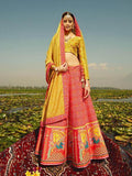 Myra Multicolour Silk Muslan Printed Crepe Lehenga Choli | Grab2Buy