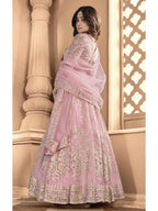 Myra Dusty Pink Heavy Embroidered Anarkali Suit | Grab2Buy