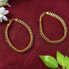 Mominos Fashion Kamal Johar Multi Kundan Anklets | Grab2Buy