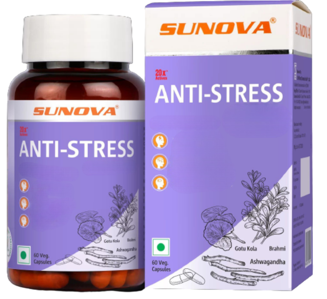Sunova Anti-Stress 60 Capsules | Grab2Buy