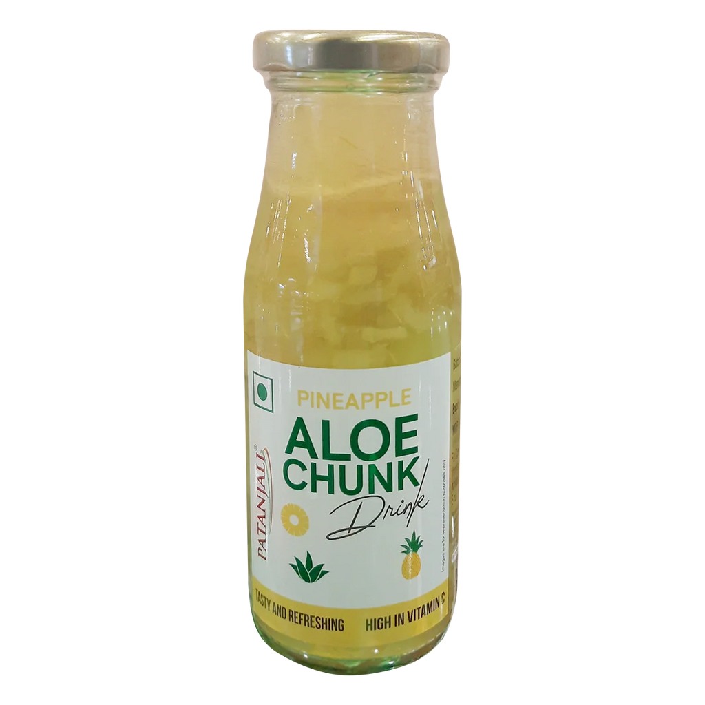 Patanjali Pineapple Aloe Chunk Drink | Grab2Buy