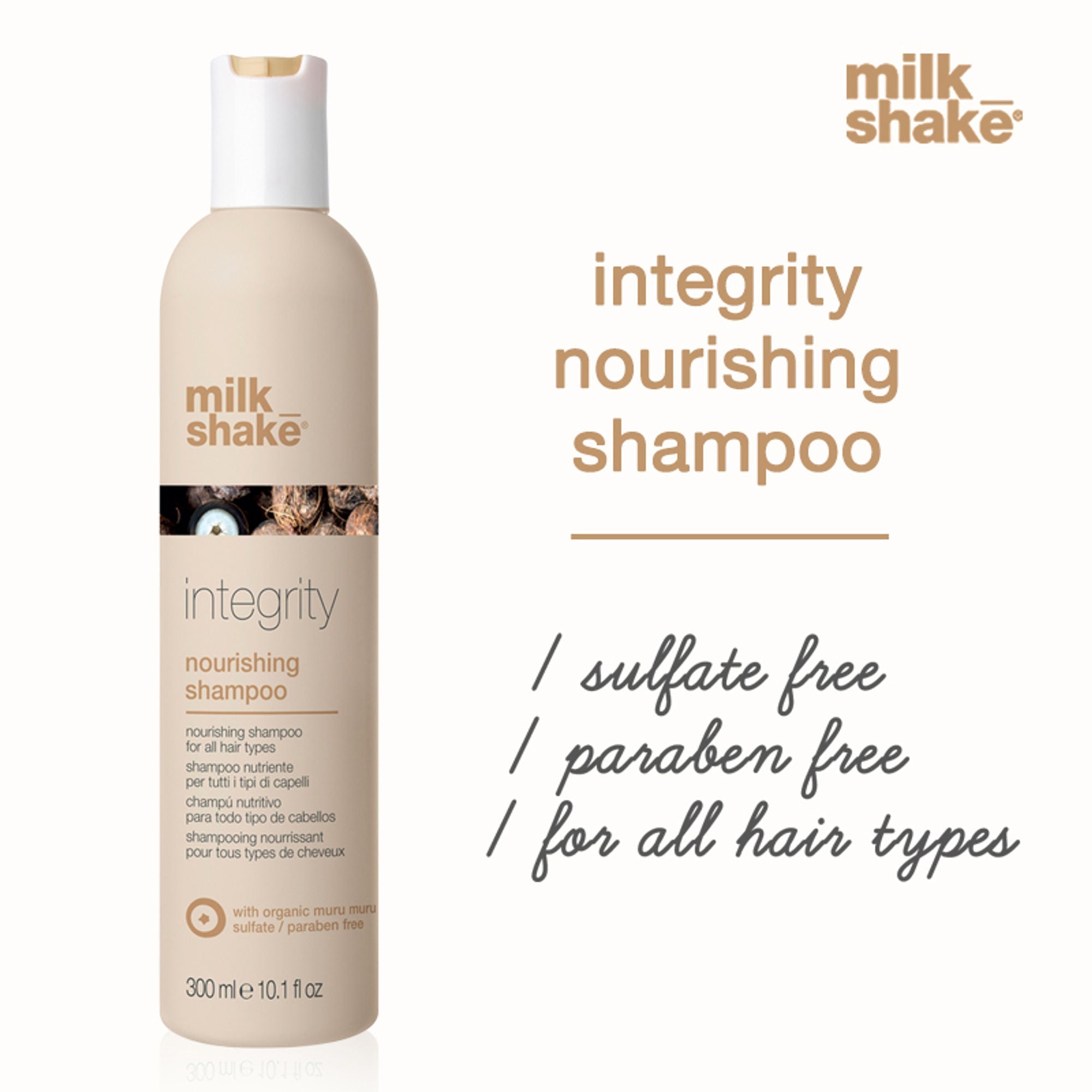 Milkshake Integrity Nourishing Shampoo For Damaged & Chemically Treated Hair | Grab2Buy