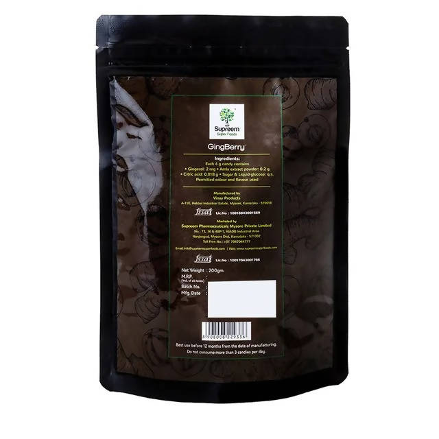 Supreem Super Foods Gingberry Candy | Grab2Buy