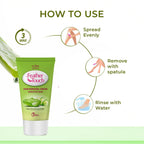 VI-JOHN Feather Touch Cucumber & Aloevera Hair Removal Cream for Women for Sensitive Skin Suitable for Legs, Underarms, Bikini Line, Arms