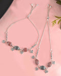 VOJ Set of 2 Traditional Done Shapped Designer Anklet