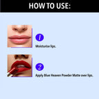 Blue Heaven Powder Matte Lipstick Merlot Magic | Grab2Buy