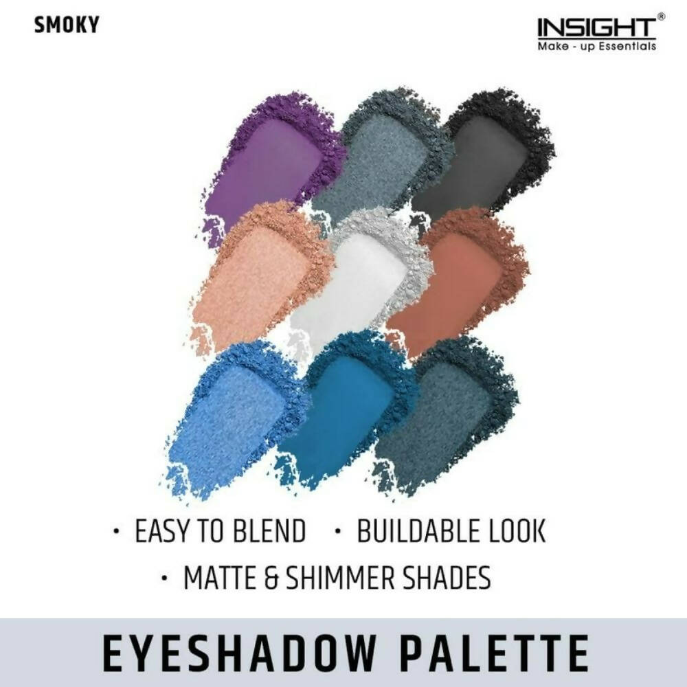 Insight Cosmetics 9 Color Eyeshadow Pallate - Smoky | Grab2Buy