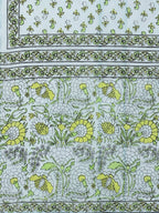 Yufta Yellow and Blue printed kurta with Trouser and Dupatta | Grab2Buy