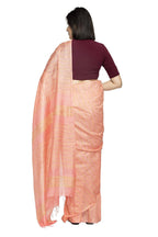 Mominos Fashion Peach Color Bhagalpuri Saree | Grab2Buy
