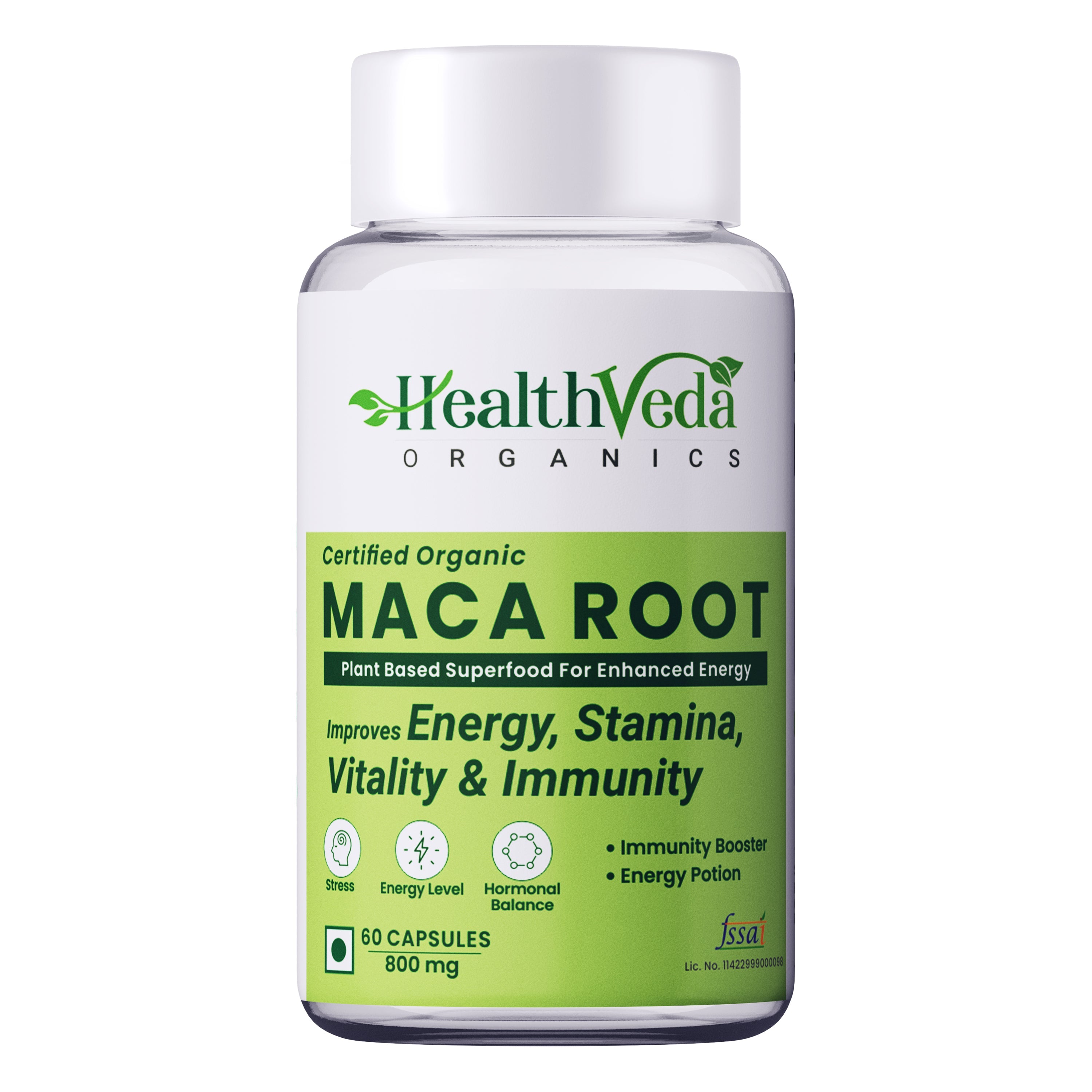 Health Veda Organics Maca Root Capsules | Grab2Buy