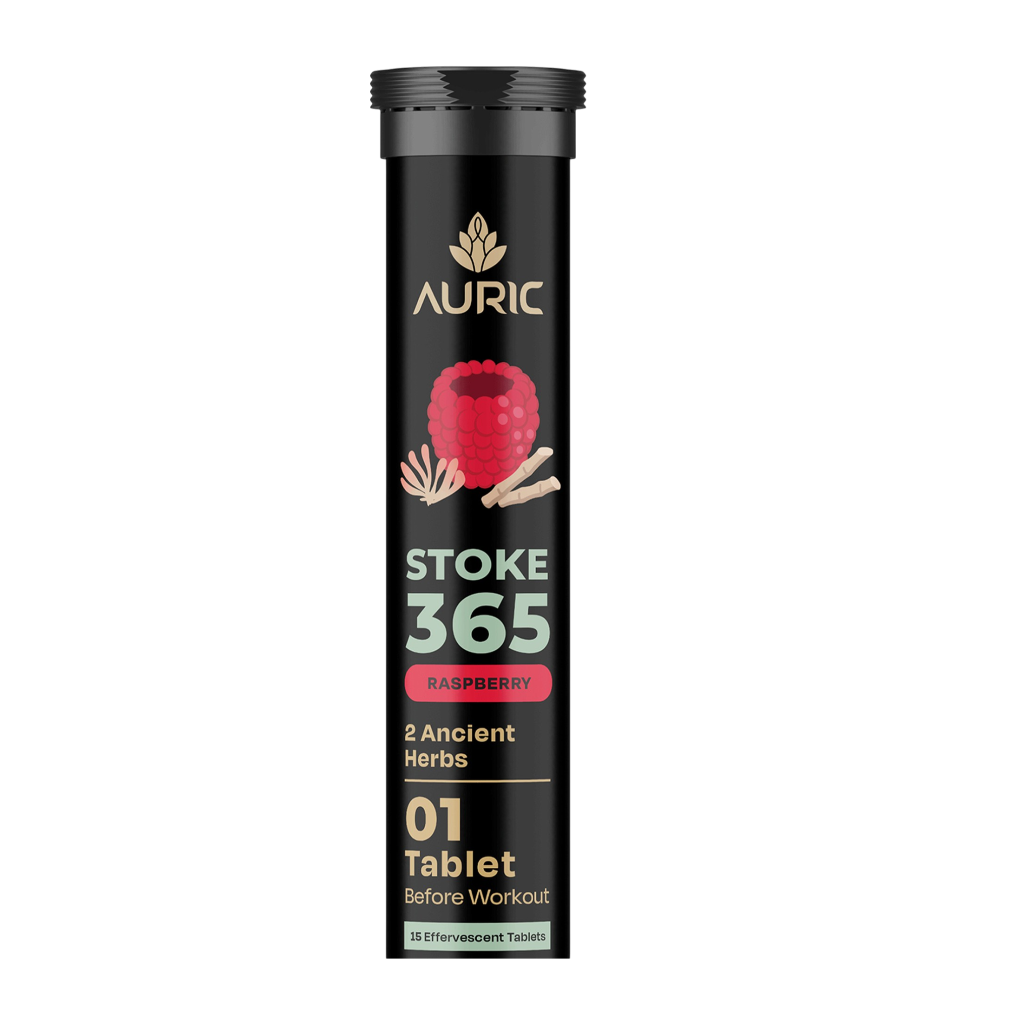Auric STOKE365 Effervescent Tablets | Raspberry Flavour