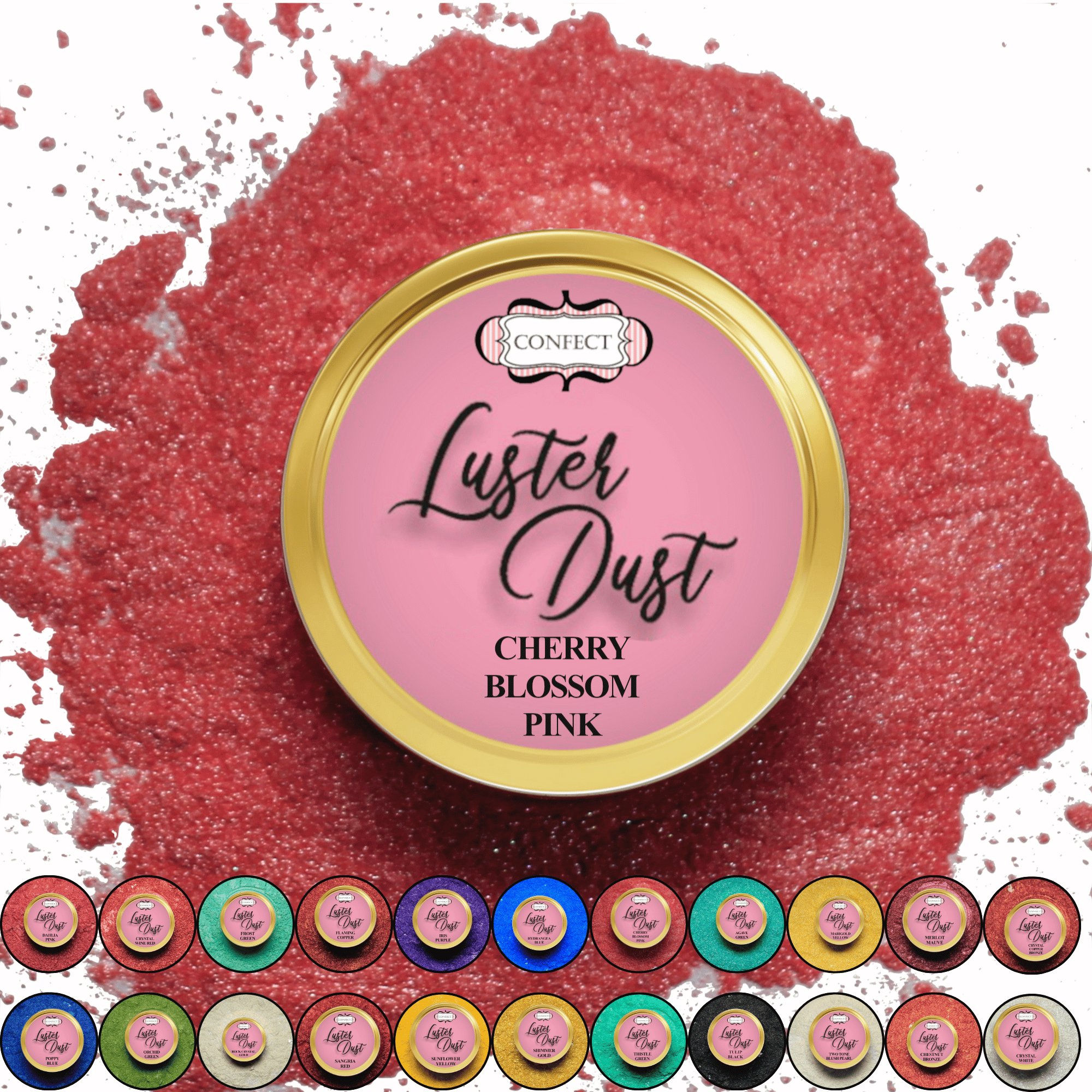 Confect Cherry Blossom Pink | Edible Luster Dust | Grab2Buy