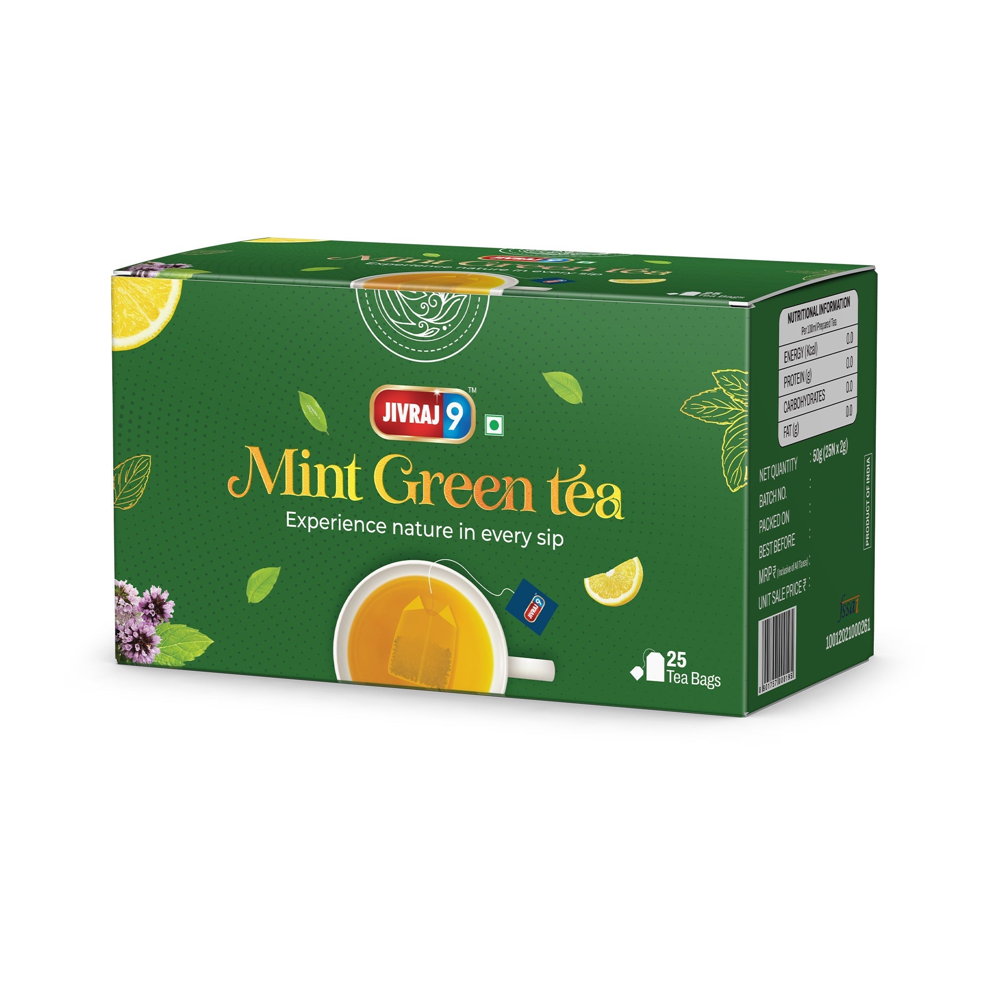 jivraj9 Tea Mint Green Tea | Grab2Buy