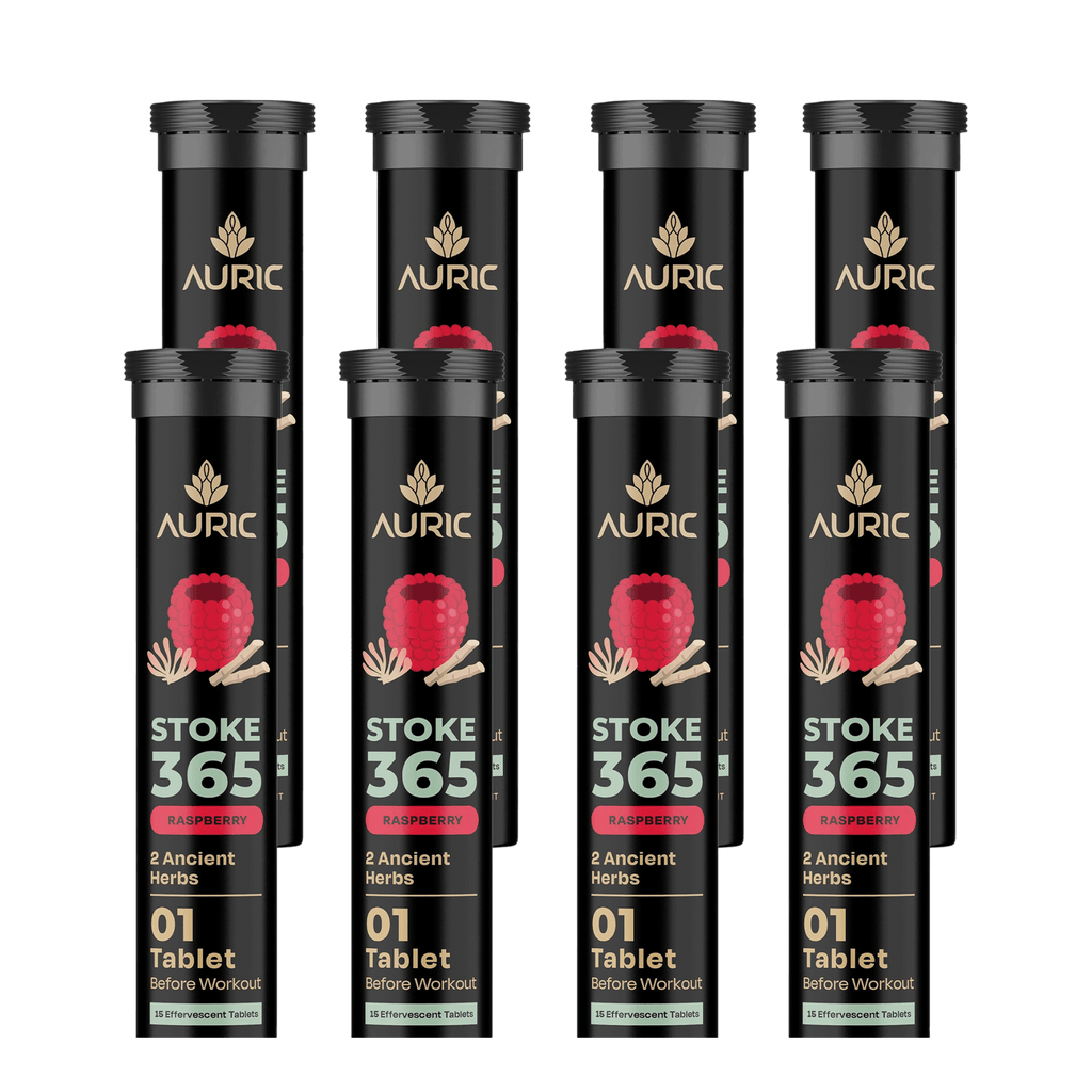 Auric STOKE365 Effervescent Tablets | Raspberry Flavour
