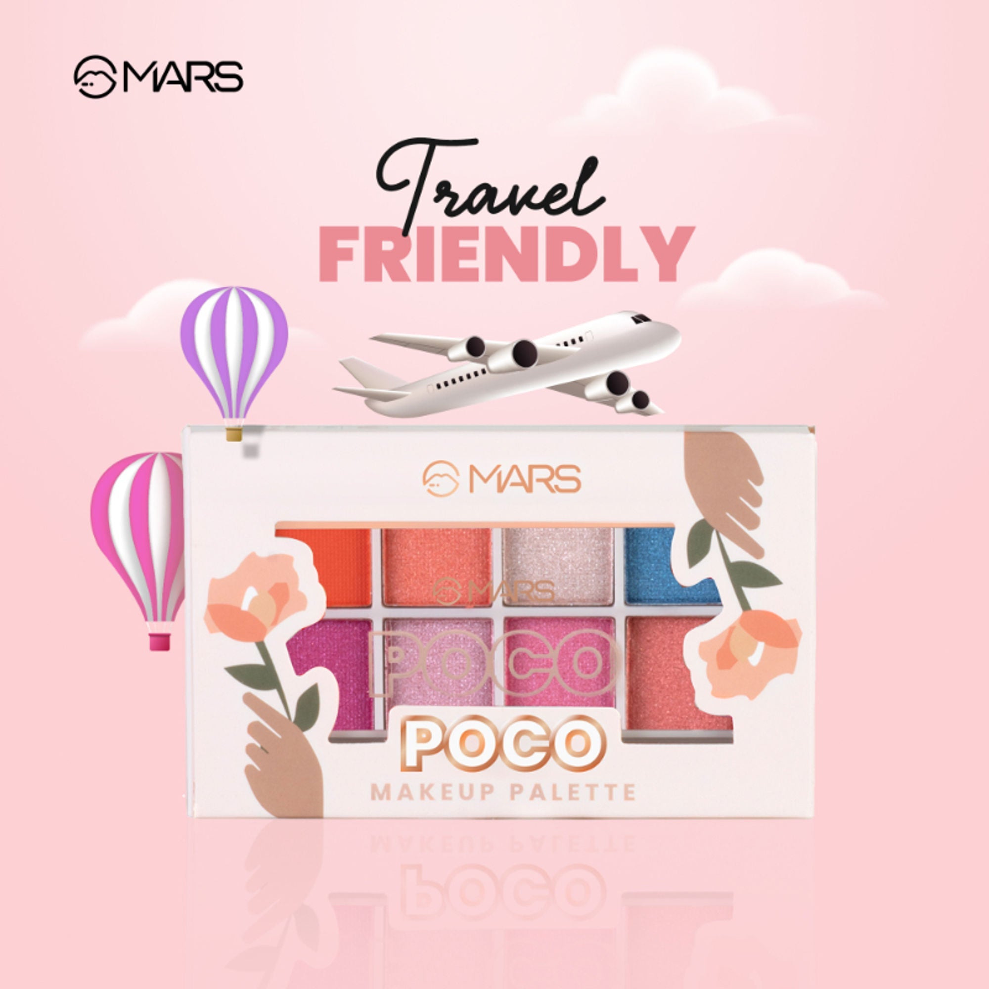 MARS Cosmetics Poco Face Makeup And Eyeshadow Palette - 03 | Grab2Buy