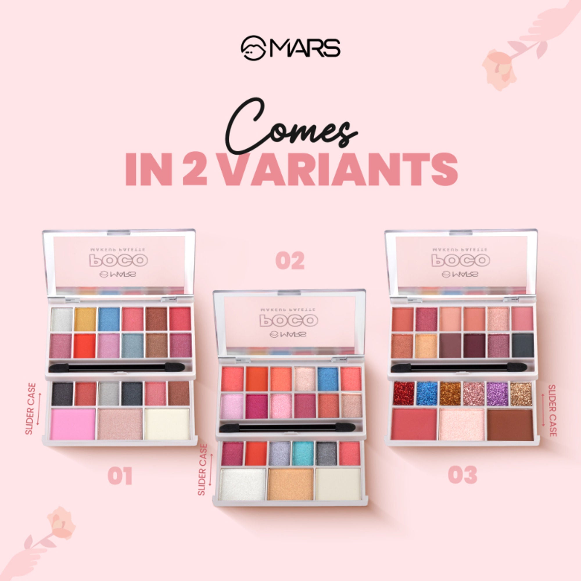 MARS Cosmetics Poco Face Makeup And Eyeshadow Palette - 03 | Grab2Buy