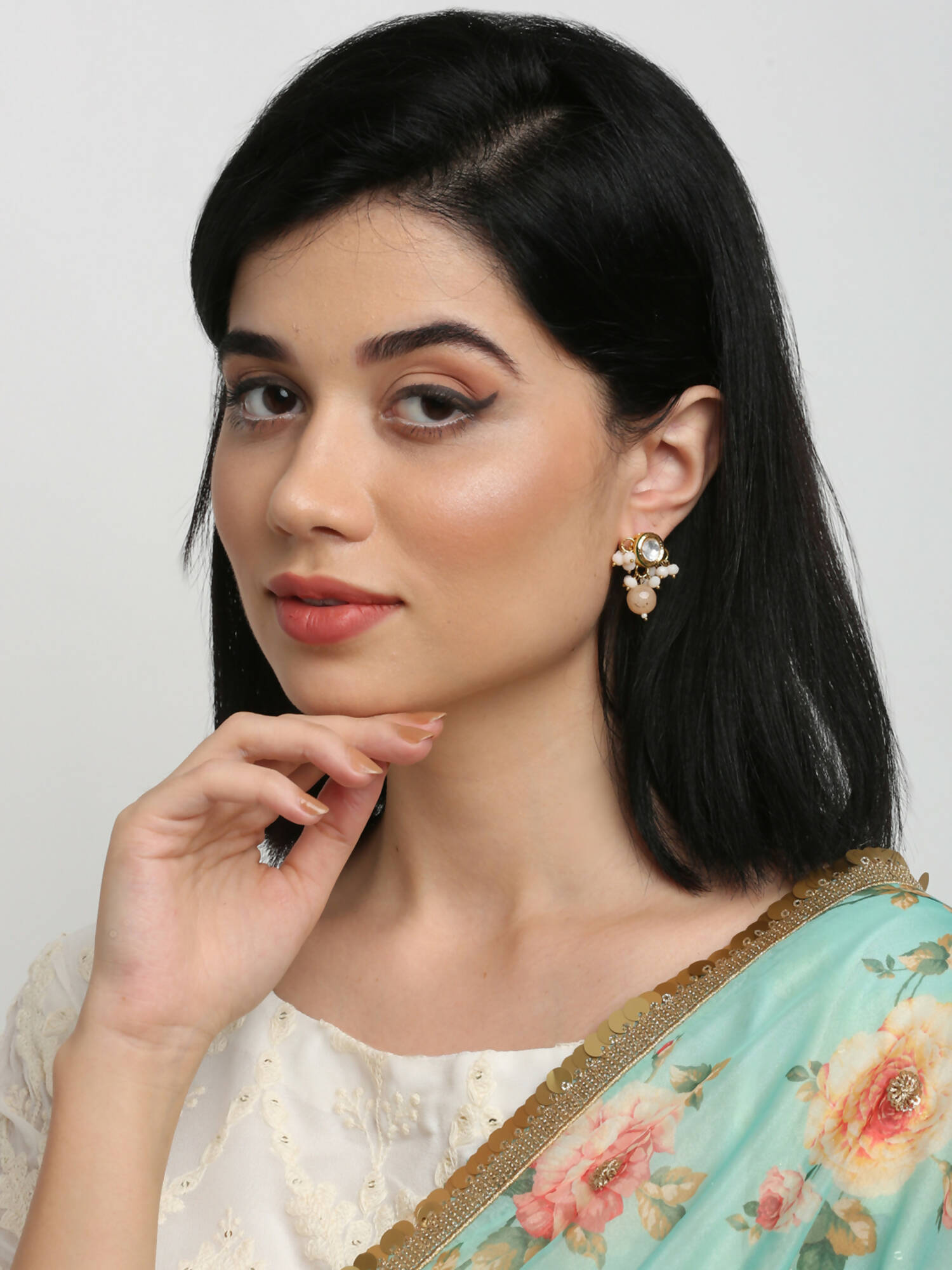 Kundan Studs - Ruby Raang | Grab2Buy