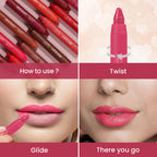 Swiss Beauty Lip Stain Matte Lipstick - 205 Lush Pink | Grab2Buy