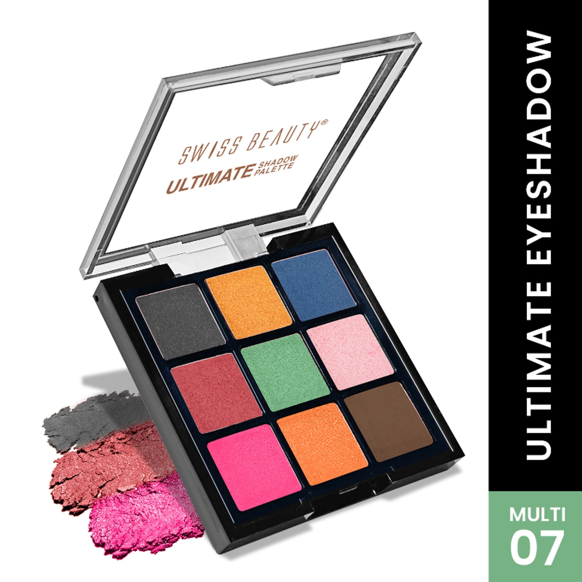 Swiss Beauty Ultimate 9 Pigmented Colors Eyeshadow Palette - 7 | Grab2Buy
