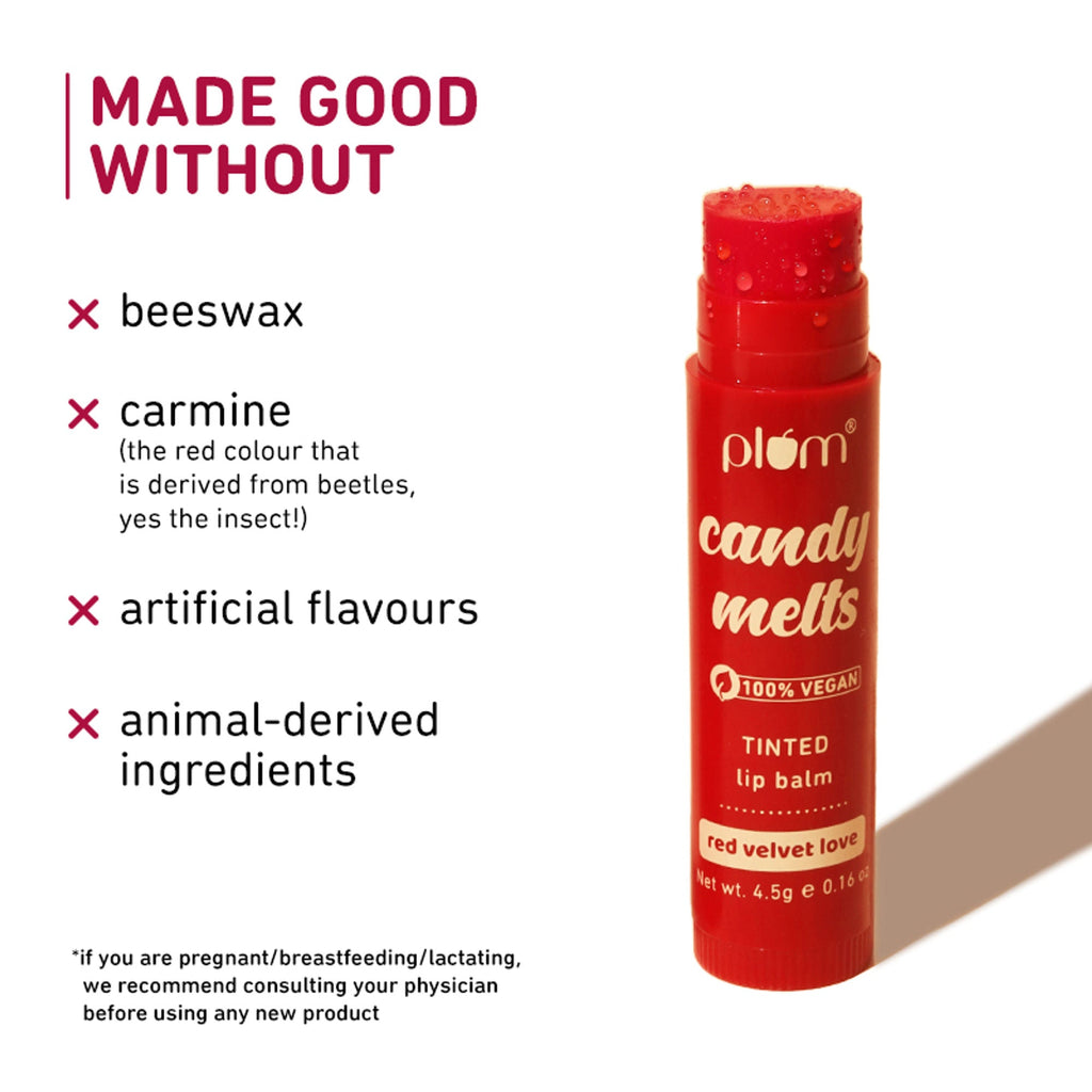 Plum Candy Melts Tinted Lip Balm - Red Velvet Love | Grab2Buy