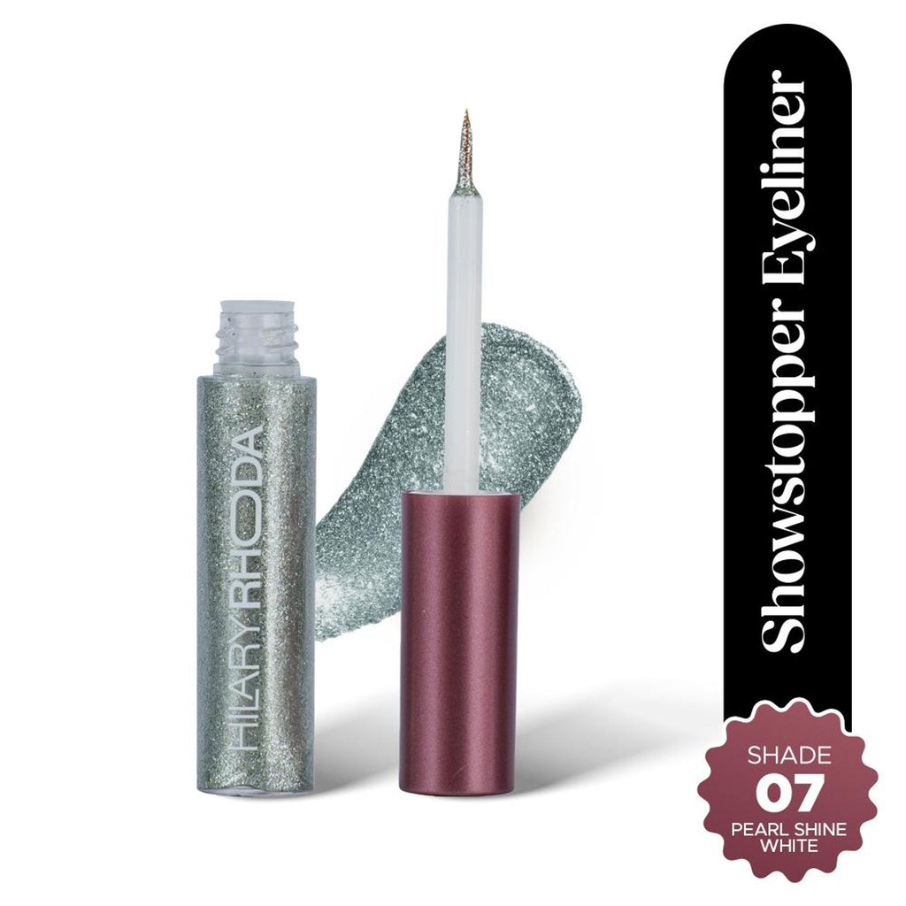 Hilary Rhoda Showstopper Glitter Eyeliner - Pearl Shine White 07 | Grab2Buy
