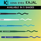 KINDED Kind Eyes Kajal 3 In 1 Kohl Kajal Eye Liner Smokey Eye Shadow - 01 Boundless Black
