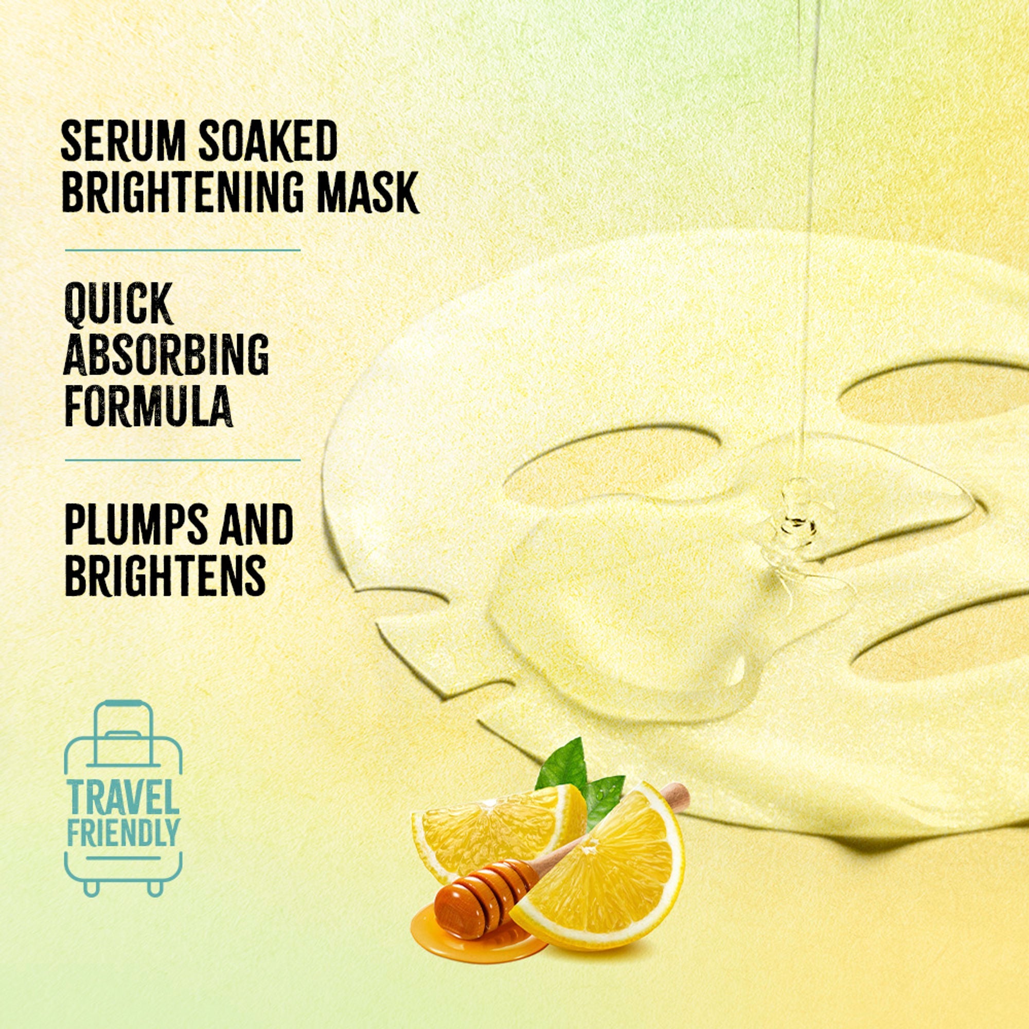 Nykaa Green Tea + Aloe Vera Sheet Mask For Hydrated Skin - Formulated in Korea - For All Skin Types - Lemon + Honey