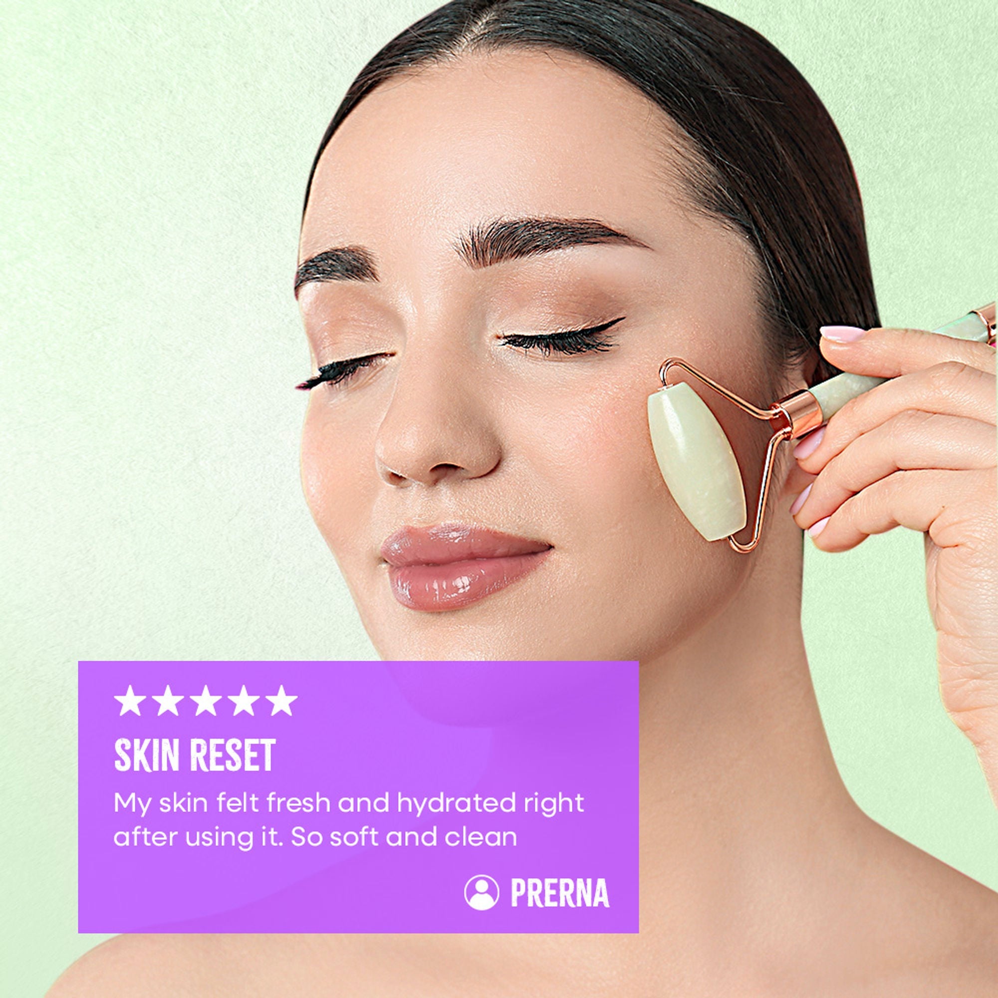 Nykaa Green Tea + Aloe Vera Sheet Mask For Hydrated Skin - Formulated in Korea - For All Skin Types - Green Tea + Aloe Vera