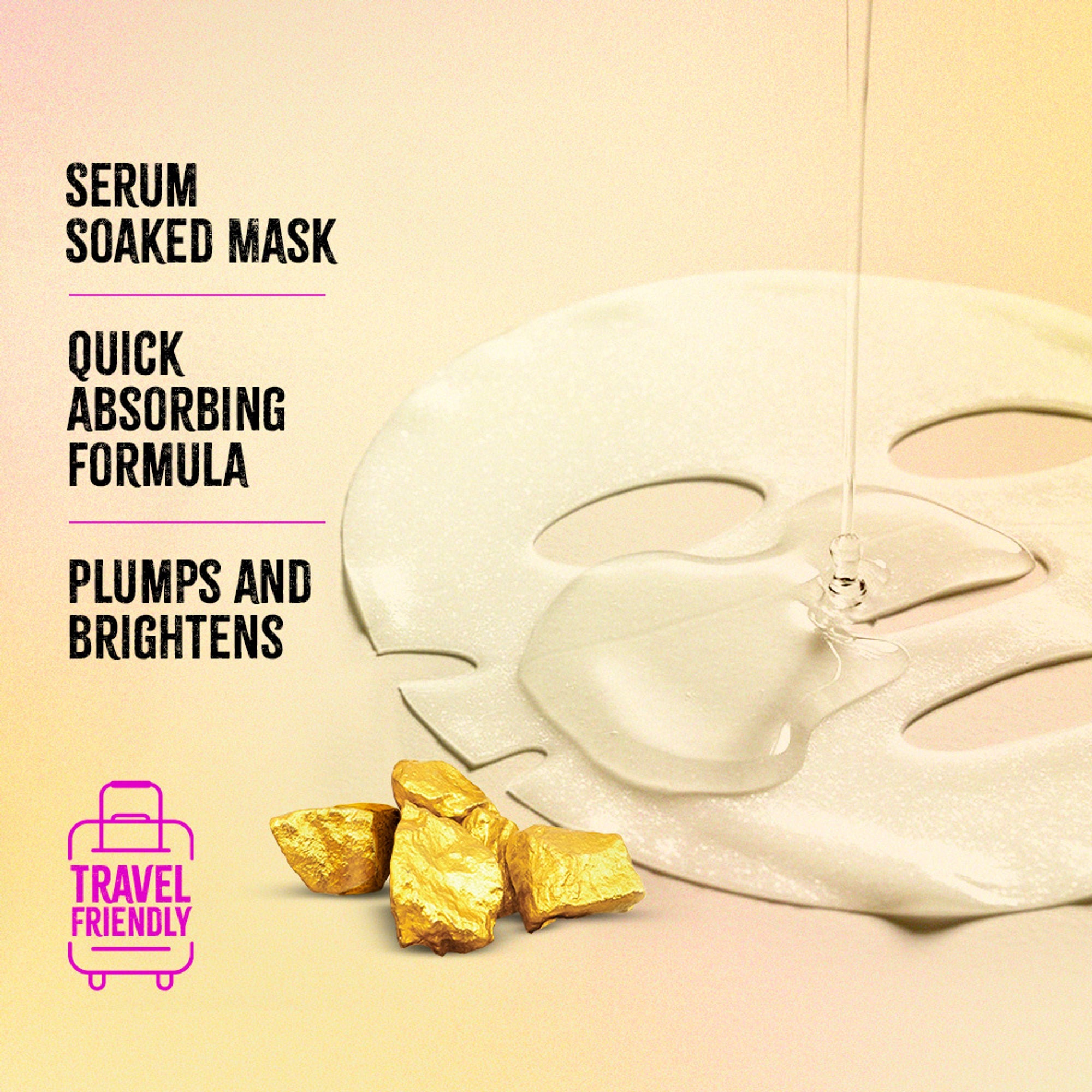 Nykaa Gold Sheet Mask For Revitalized & Youthful Skin-Formulated In Korea-For All Skin Types