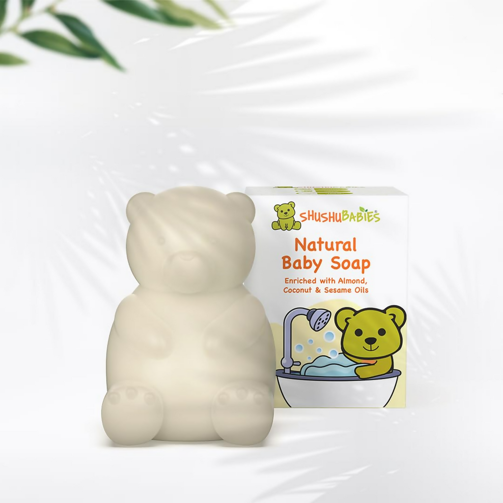 ShuShu Babies Cuddly Bear Natural Baby Soap (under 0-3 Years Baby) | Grab2Buy