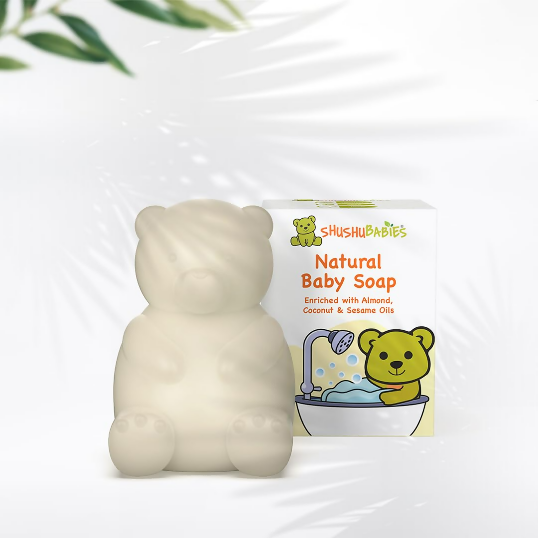 ShuShu Babies Cuddly Bear Natural Baby Soap (under 0-3 Years Baby) | Grab2Buy