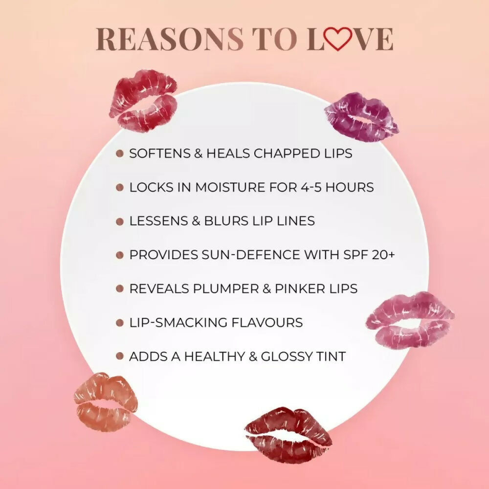 Just Herbs Tinted Lip Balm SPF 20+ Cherry Flavor | Grab2Buy
