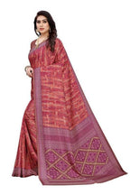 Vamika Printed Red Crepe Silk Saree (ICE RED) | Grab2Buy