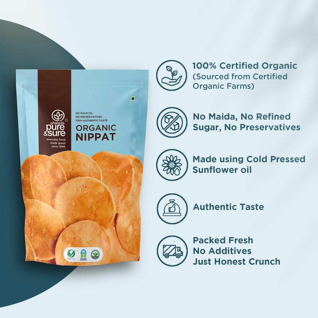 Pure & Sure Organic Nippat | Grab2Buy