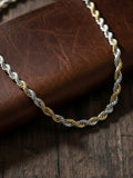 NVR Men's Handcrafted Rhodium Plated Chain | Grab2Buy