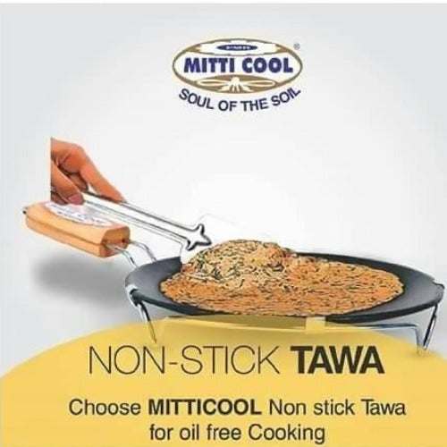 Mitticool Non-Stick Tawa With Handle | Grab2Buy